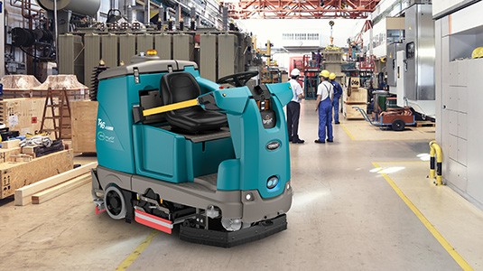 T16AMR Restregadora robotizada de pisos industrial